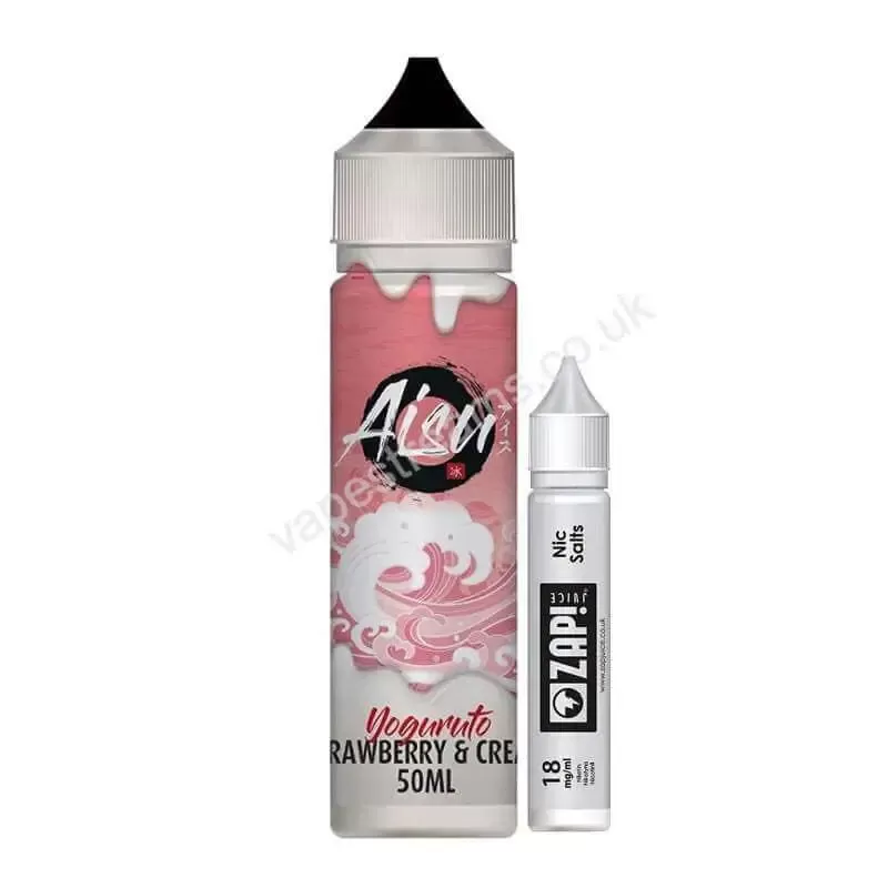 Strawberry & Cream E-Liquid by Aisu Yoguruto - Vapestreams Co