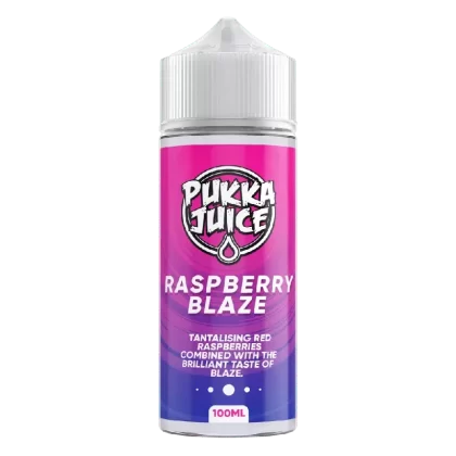 Pukka Juice 100ml E-liquid Shortfill Raspberry Blaze - Nicotine Strength#0mg (8441BC) (8441BC)