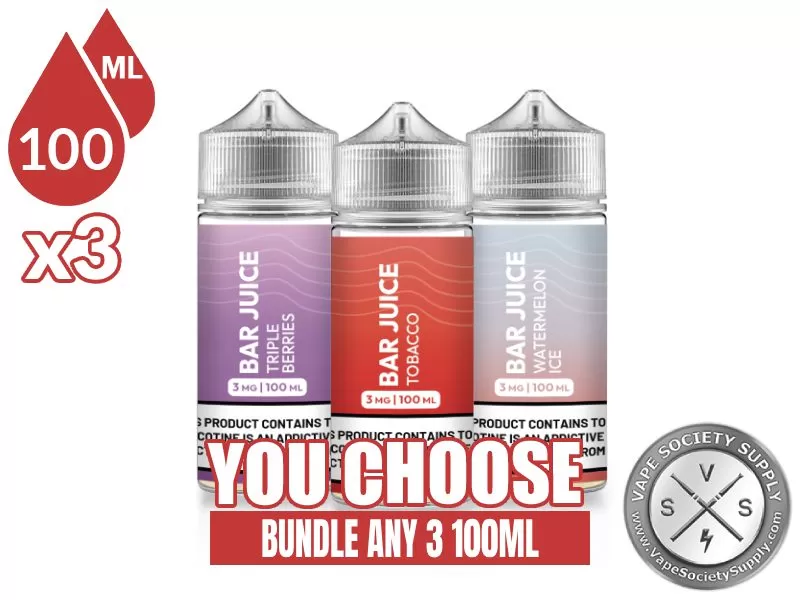 Bar Juice Bundle 3x100ml (300ml)