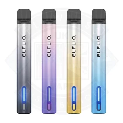 Elfliq Elfa Turbo Vape Kit - Flavours#Aurora Purple>Aurora Cyan>Aurora Black>Aurora Gold>Black Knight