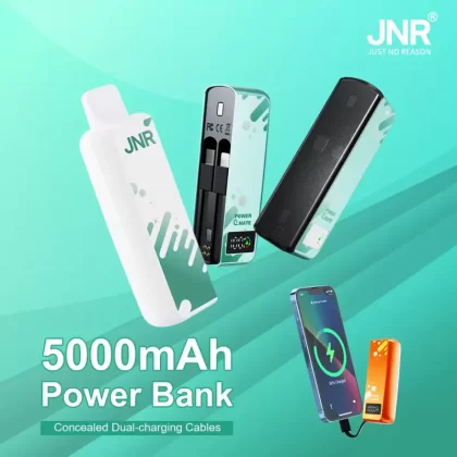 JNR Power Mate 30000 Puffs Smart Screen 5000mAh Power Bank Disposable Vape - Vapeq10