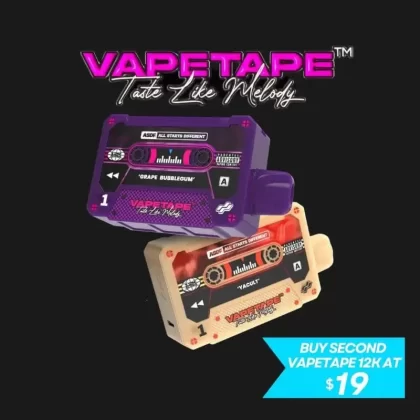 VAPETAPE 12,000 Puffs - Honeydew Blackcurrant