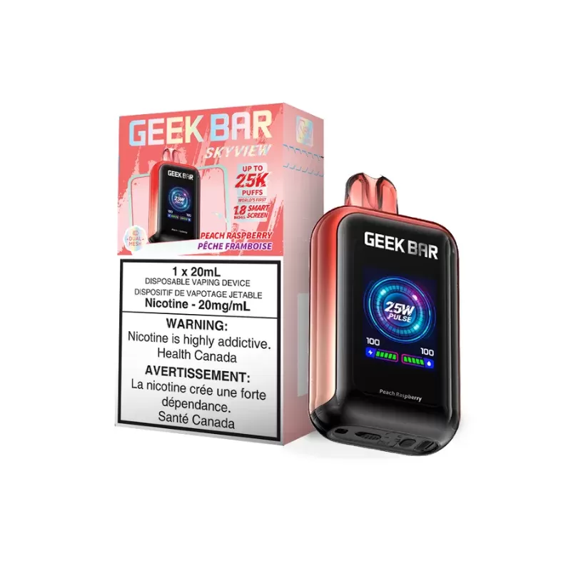 Geek Bar Skyview 25K Peach Raspberry Disposable Vape