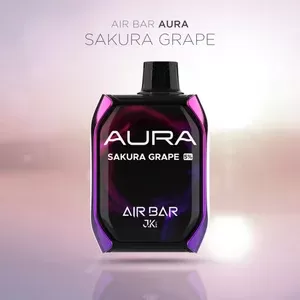 AirBar Aura Disposable Vape – Sakura Grape 50mg (25000 Puffs)