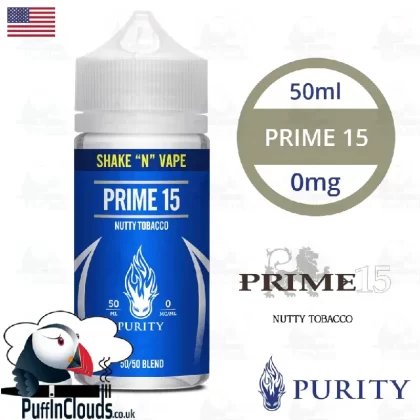 Purity Prime 15 Shake n Vape E-Liquid (50ml 0mg)