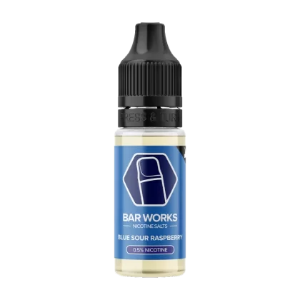 Blue Sour Raspberry Nic Salt by Bar Works - 10ml - 5mg - Vape Product (1504D0)