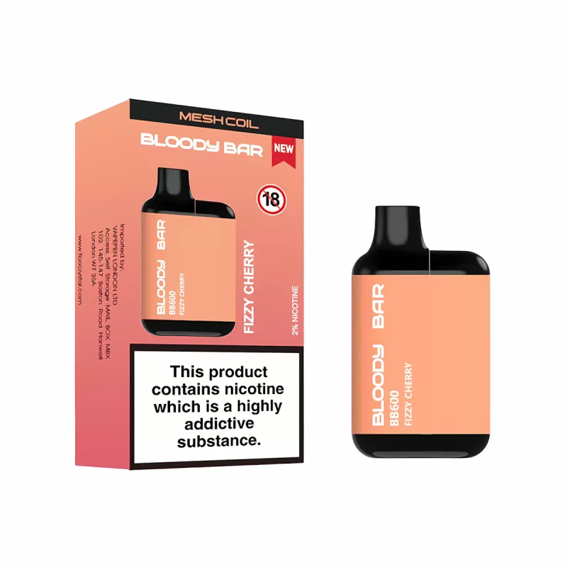 Bloody Bar BB600 Prefilled Pod Kit - Blueberry Bubblegum