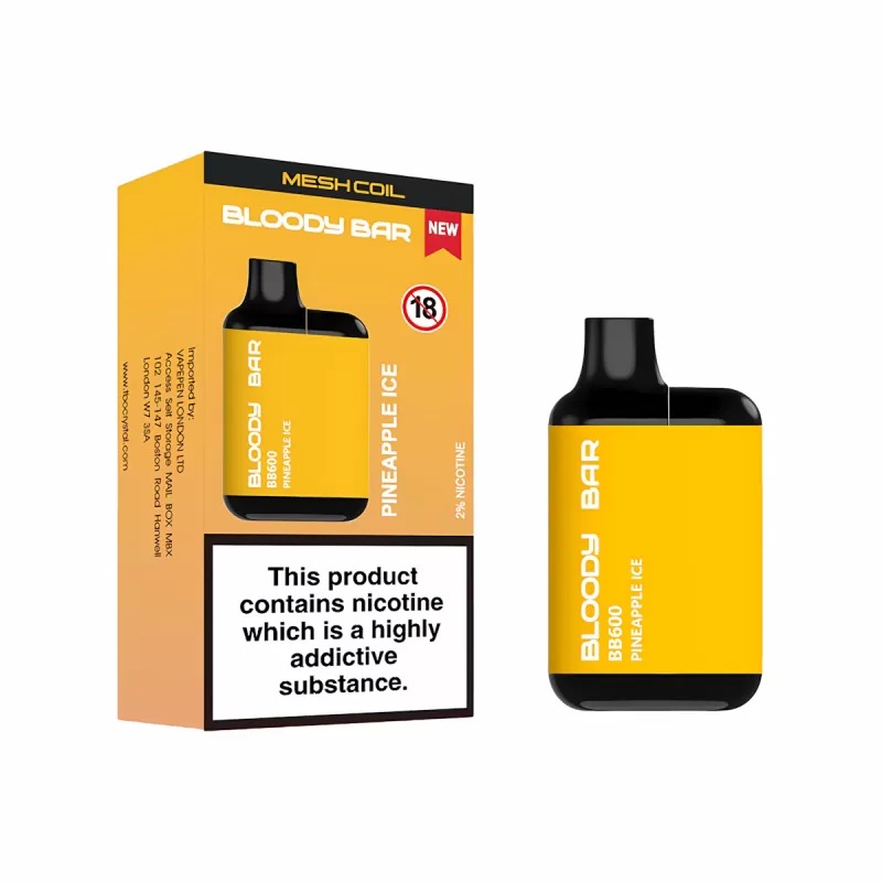 Bloody Bar BB600 Prefilled Pod Kit - Blueberry Bubblegum - Image 3