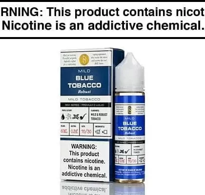 MILD ROBUST BLUE TOBACCO BY GLAS BASIX 60ML - Vapejuice