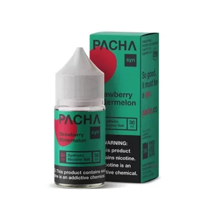 Strawberry Watermelon Nicotine Salt by Pacha Syn - Size#30ml~Nicotine#25MG>50MG