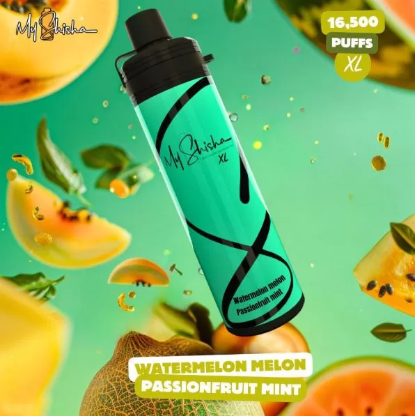 MY SHISHA XL DTL DISPOSABLE POD (16,500 PUFFS) - Shisha Two Apple / 3 mg - Image 3