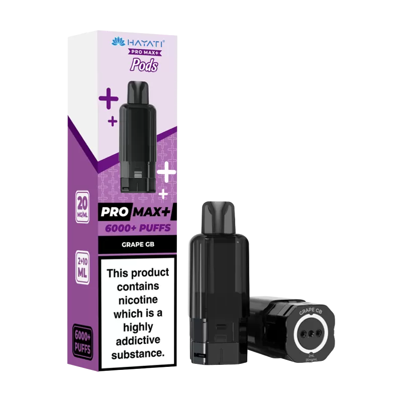 Grape GB Hayati Pro Max+ Refill Pack - 20mg - Vape Product (FC71E1)