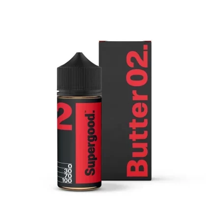 BUTTER 02. E LIQUID BY SUPERGOOD 100ML 70VG