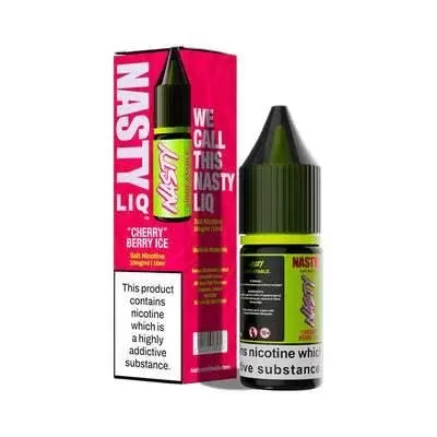 CHERRY BERRY ICE 10ML E LIQUID NICOTINE SALT BY NASTY LIQ