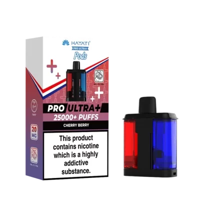 Hayati Pro Ultra Plus 25k Prefilled Pods Cherry Berry - Ecigpremium