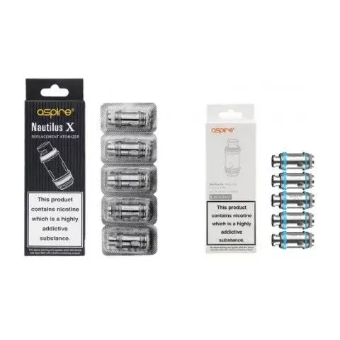 Aspire Nautilus X XS Replacement Coils - Resistance#0.7 Ohm>1.8 Ohm>1.5 Ohm (784220)