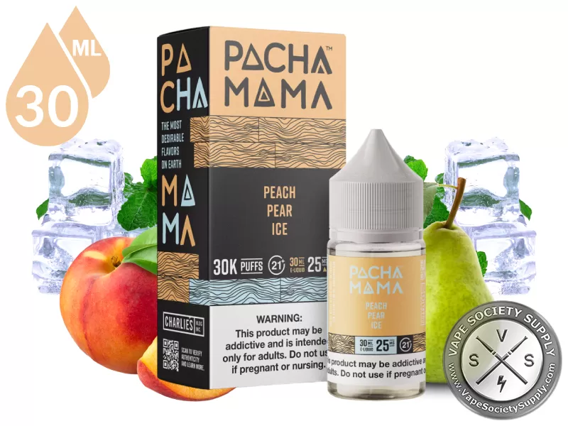 Peach Pear Ice PACHA MAMA Salt 30ml