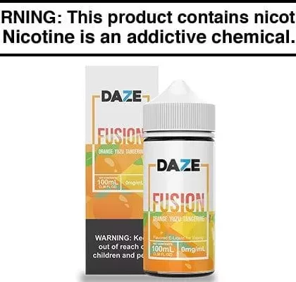 ORANGE YUZU TANGERINE BY 7 DAZE FUSION 100ML - Vapejuice