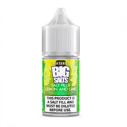Big Salts Lemon Lime – 20ml Salt Fills E Liquid - Vapourdays Co