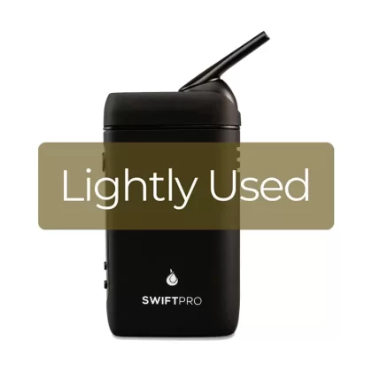 Lightly Used – Flowermate Swift Pro Vaporizer Black - Ecigdepot