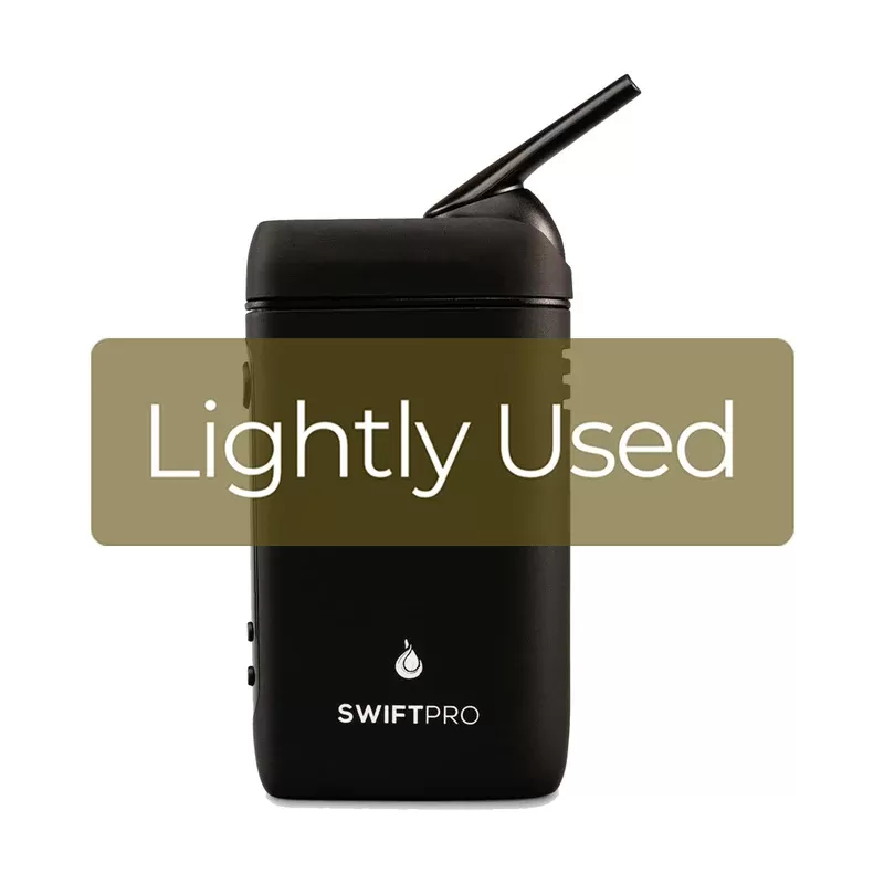 Lightly Used – Flowermate Swift Pro Vaporizer Black - Ecigdepot