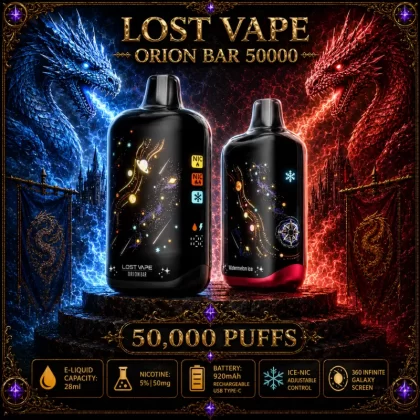 Lost Vape Orion Bar 50000 - Blueberry Cereal Donut Milk (BLK Series)