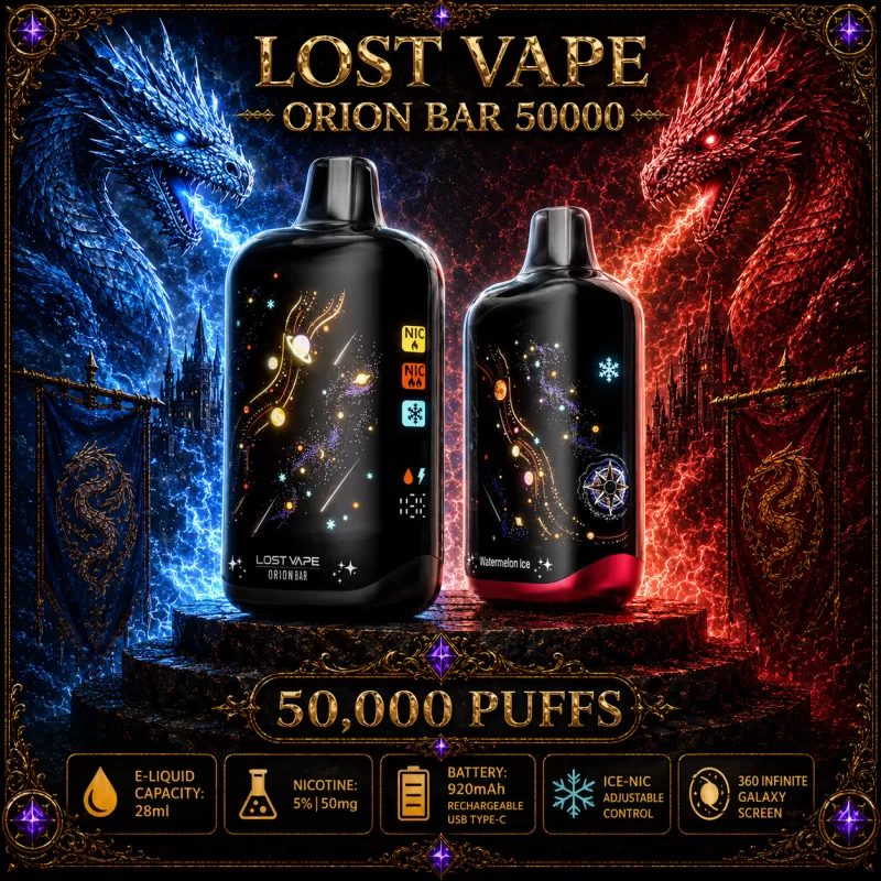 Lost Vape Orion Bar 50000 - Blueberry Cereal Donut Milk (BLK Series)