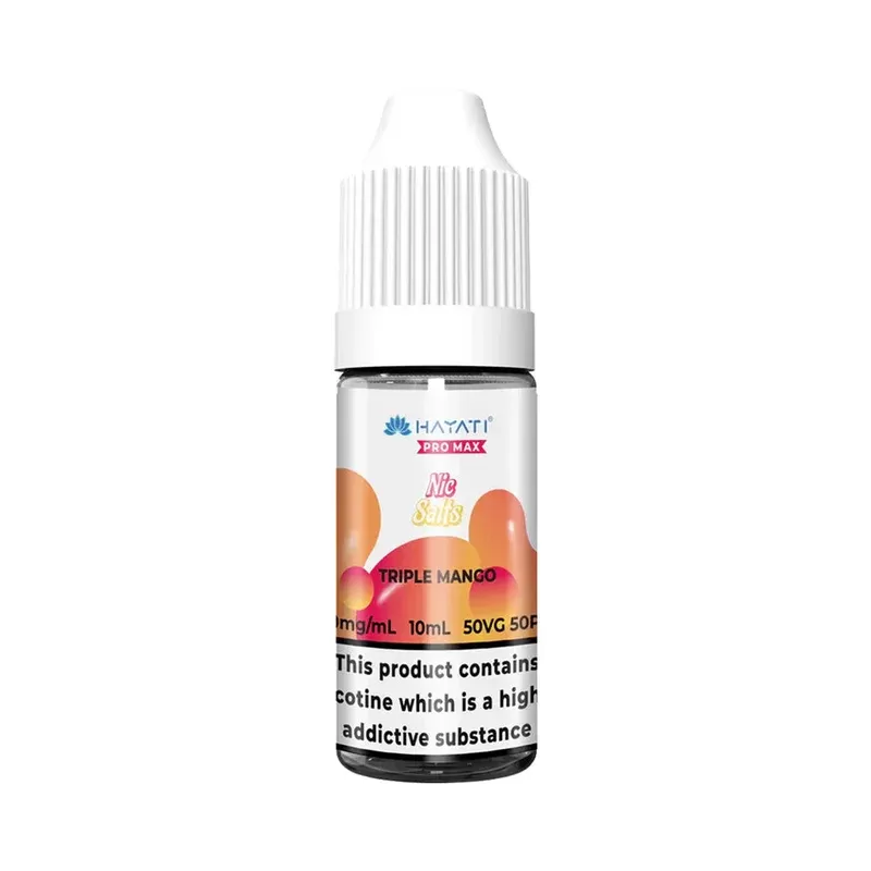 Hayati Pro Max Triple Mango Nic Salt E Liquid - Nicotine Strength#20mg>10mg