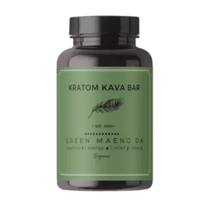 Kratom Kava Bar Green Maeng Da Capsules