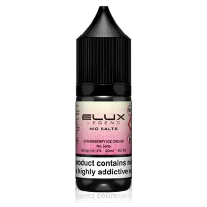 Strawberry Ice Cream By Elux Legend 10ml Salts - Nicotine Strength#20mg (Salt)>10mg (Salt) (DC2DD6)