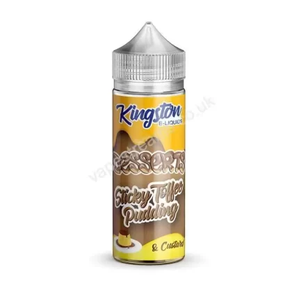 Sticky Toffee Pudding E-Liquid Shortfill by Kingston Desserts - Vapestreams Co