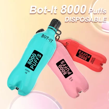 BOT-IT 8000 Pocket Size Edition Rechargeable Disposable Device – 8000 Puffs