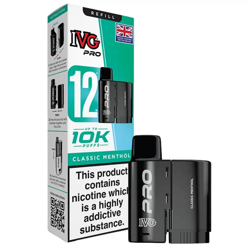 IVG PRO 12 Refill POD 10mg - Fresh Mint