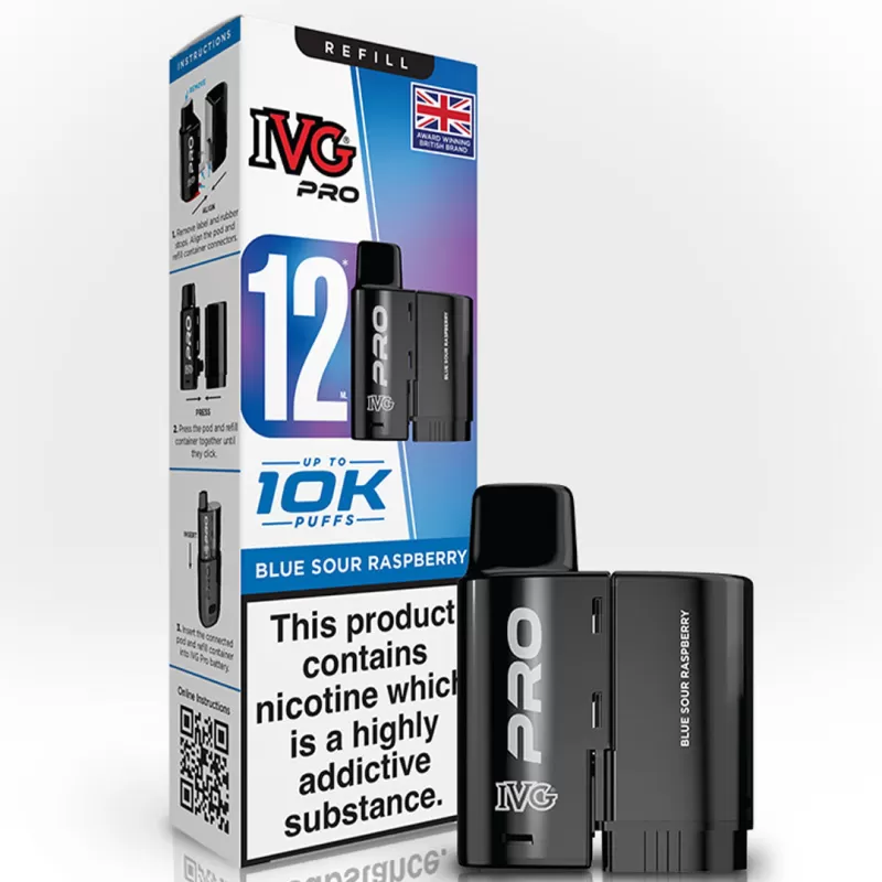 IVG PRO 12 Refill POD 10mg - Fresh Mint - Image 3