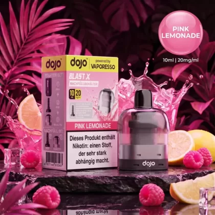 Vaporesso Dojo Blast X Pod Nachfüllbehälter 10ml – Pink Lemonade – 20mg