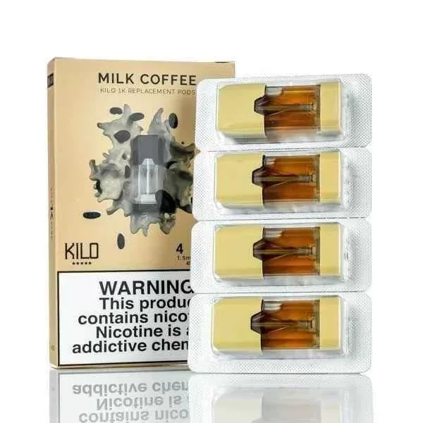 Kilo 1K Prefilled Pods- Milk Coffee - Ejuicewarehouse