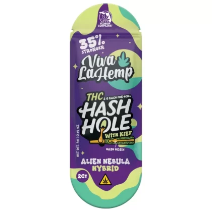 Viva La Hemp Kief Hash Hole PreRolls 2G Pack of 1 | 2 COUNT