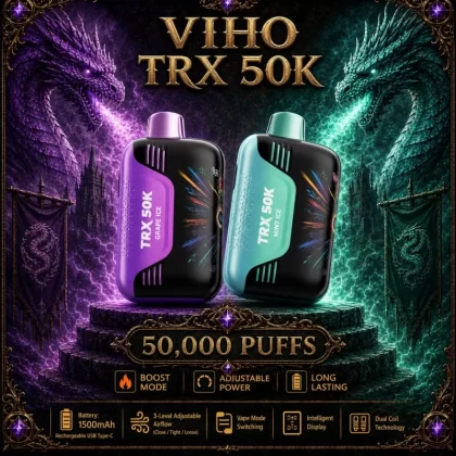 VIHO TRX 50K - Cinnamon Funnel Cake (BLK Series)