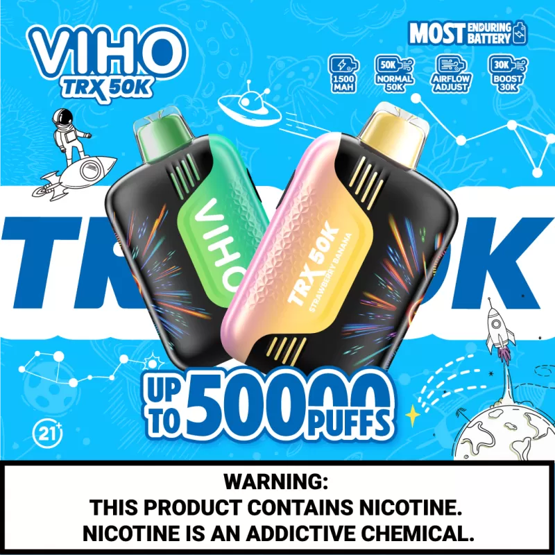 VIHO TRX 50K - Cinnamon Funnel Cake (BLK Series) - Image 3