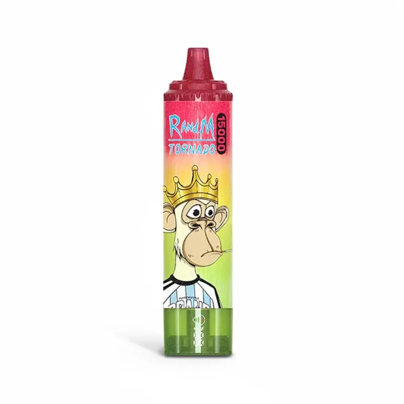 Fumot RandM Tornado 15000 Puffs Disposable Vape LED Screen - Apple Peach Pear, Banana Ice; White Grape Ice; Vape Product, Vape Product