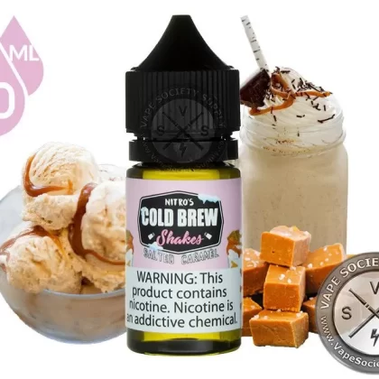 Salted Caramel by Nitro’s Cold Brew Shakes Salt 30ml