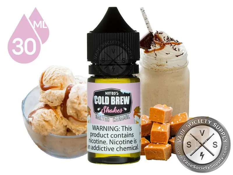 Salted Caramel by Nitro’s Cold Brew Shakes Salt 30ml