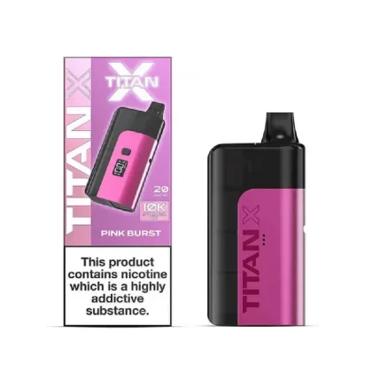 Titan X Prefilled Pod Kit Pink Burst - Nicotine Strength#20mg