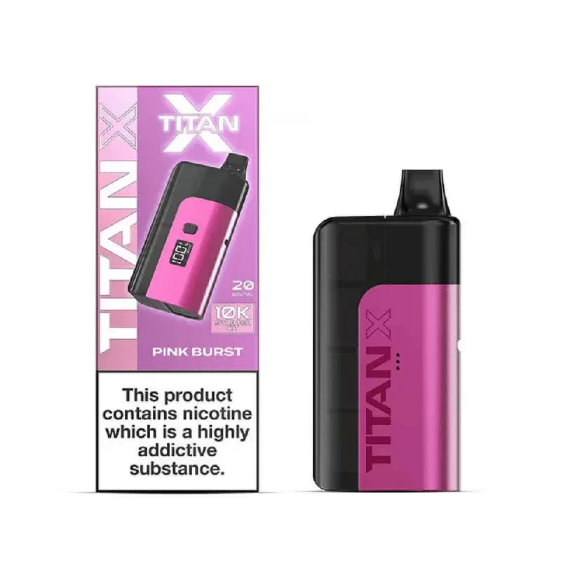 Titan X Prefilled Pod Kit Pink Burst - Nicotine Strength#20mg
