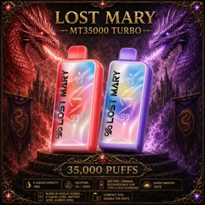 Lost Mary MT35000 Turbo - Black Mint+ - Vapeciga