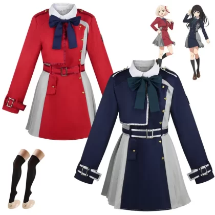 Lycoris Recoil Style Cosplay Costume Nishikigi Chisato Cosplay Costume