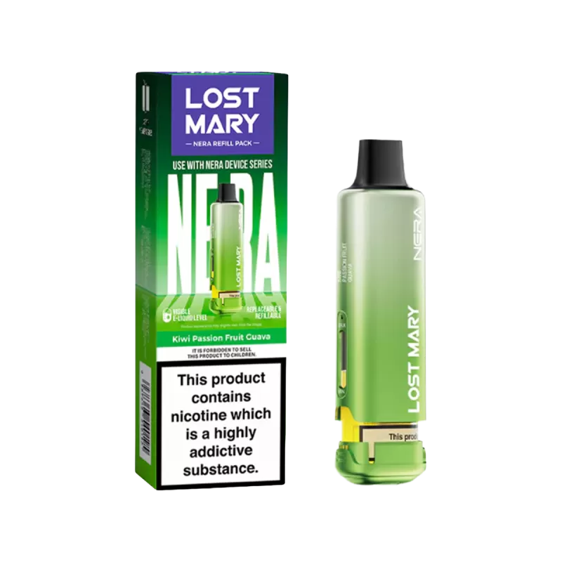 Kiwi Passion Fruit Guava Lost Mary NERA15K Refill Pack - 20mg - Vape Product (49A2D0)