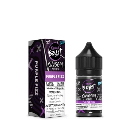 Flavour Beast ICE Salt Nic Vape Juice – Chuggin Purple Fizz (30ml)