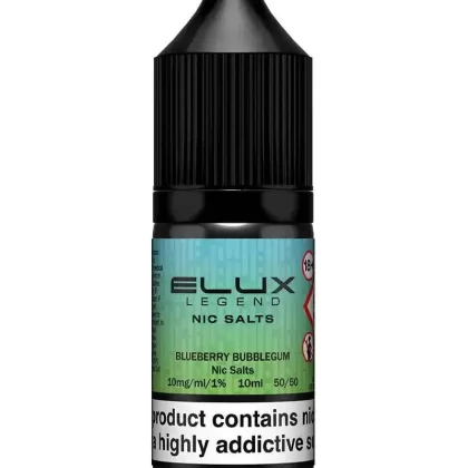 Elux Legend Blueberry Bubblegum Nic Salt Vape Juice