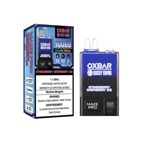 Oxbar Maze Pro – Strawberry Raspberry Ice – 10000 Puffs - Ecigdepot